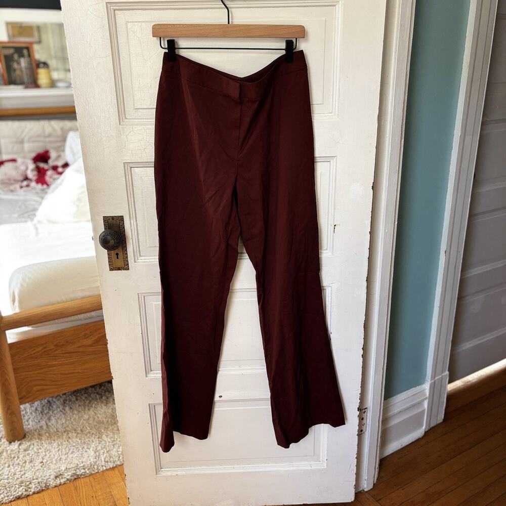 Lafayette 148 Women’s Wool Blend Burgundy Size 8